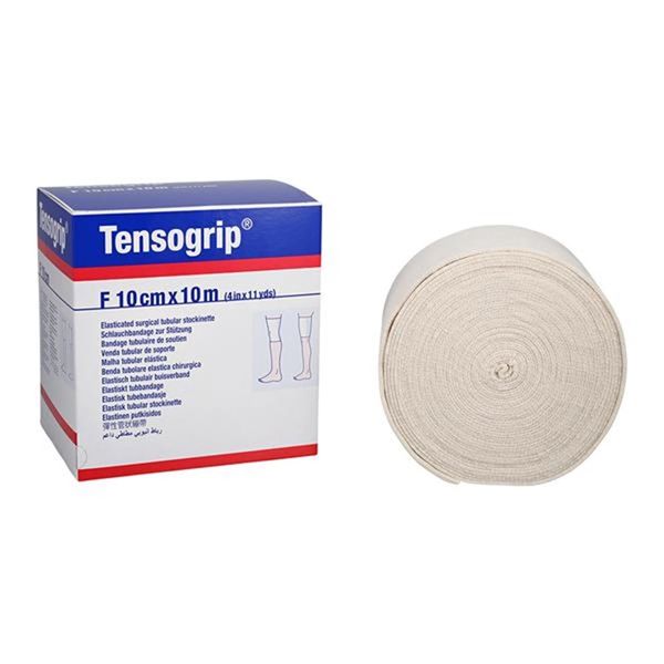 Tensogrip Tubular Bandage Cotton/Rayon/Rubber 4"x11yd White Non-Sterile 1/Rl , BSN 7584