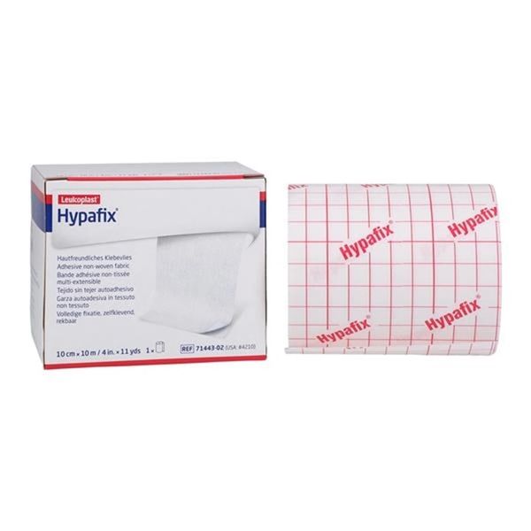 Hypafix Retention Tape Fabric 4"x10yd White , 24/Case , BSN 4210