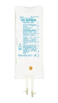 Caloric Agent Dextrose / Water, Preservative Free 10% Intravenous IV Solution Flexible Bag 500 mL Fill in 1000 mL , 12/Case , Hospira 793819