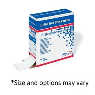 Delta-Net Orthopedic Stockinette Black 1"x25yd, Each , BSN 7272300