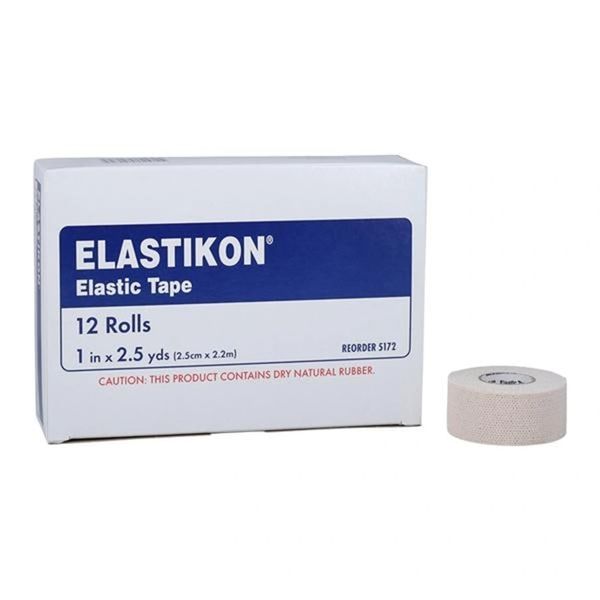 Actimove Elastikon Athletic Tape Cotton/Elastic 1"x2.5yd Tan 12/Bx, 12 BX/Case , BSN 5172