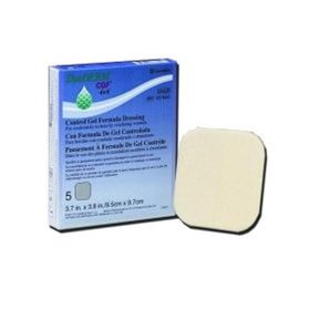 DuoDerm CGF Hydrocolloid Dressing 8x8" Sterile Square Adherent Flesh Absorbent Not Made With Natural Rubber Latex, 5/Box , Convatec 187662