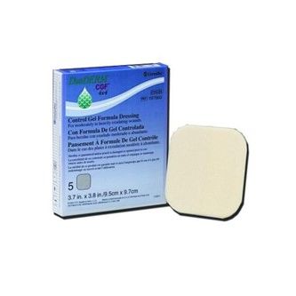 DuoDerm CGF Hydrocolloid Dressing 6x6" Sterile Square Adhesive Adherent Flesh Absorbent Not Made With Natural Rubber Latex , 5/Box , Convatec 187661