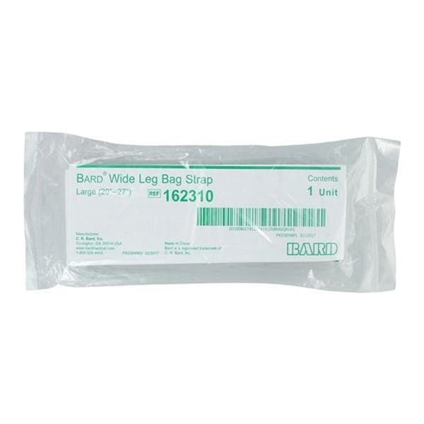 Strap Urine Bard Fabric _ 20-27" Large Leg Non-Sterile For BARD DISPOZ-A-BAG Hook and Loop CLosure Reusable Each, 12 EA/Case , Bard 162310