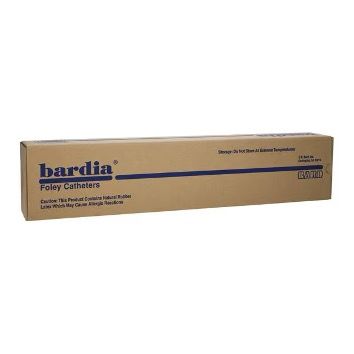 Catheter Foley Bardia 14Fr 5cc Md Tp Silicone Elastomer Coated 2-Way 16" 12/Ca-Bard-123514A