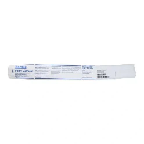 Catheter Foley Bardia 20Fr 5cc Medium Tip Silicone Elastomer Coated 2-Way 16" Ea, 12 EA/CA-Bard-123520A