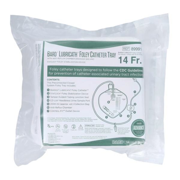 Lubricath Foley Tray Drainage bag-Bard-899914