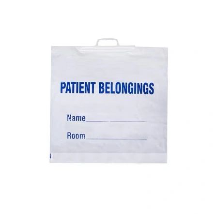 DawnMist Patient Belongings Bag White 20x23