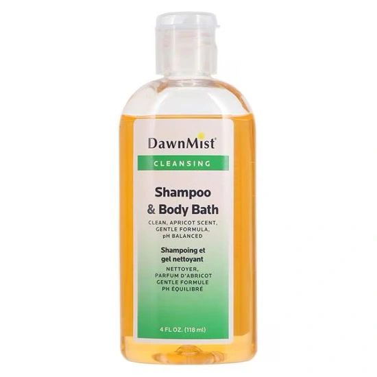 DawnMist Cleansing Shampoo/Wash 4oz Fresh Apricot Scent Ea-Dukal-MS3367