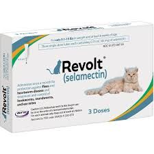 Revolt Selamectin Cats 5.1 to 15lbs , 3/Pack , Aurora Pharm 17004