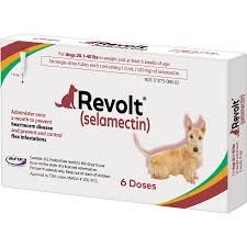 Revolt for Dogs 20.1 to 40 Pounds, Maroon Label (6 Dose) , Aurora Pharm 16014