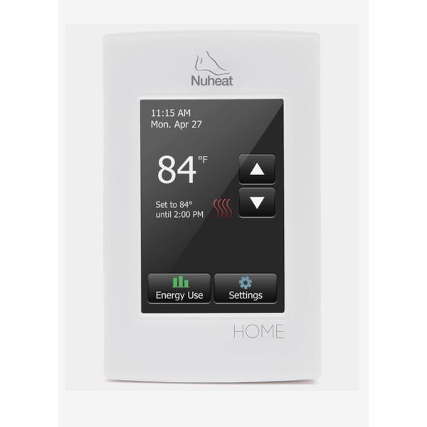 Thermostat, HOME, Floor Heat, 120/240VAC, 15A, 1800/3600W, Programmable, Touchscreen PL#0138512