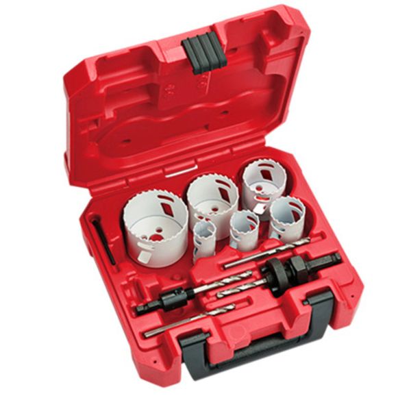 Electrician's Ice Hardened Hole Saw Kit, 10-Piece PL#0743718