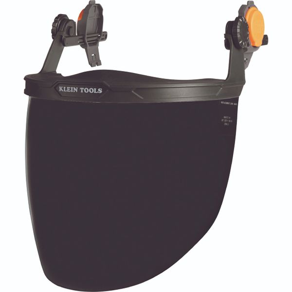 Face Shield, Safety Helmet and Cap-Style Hard Hat, Gray Tint PL#2164466