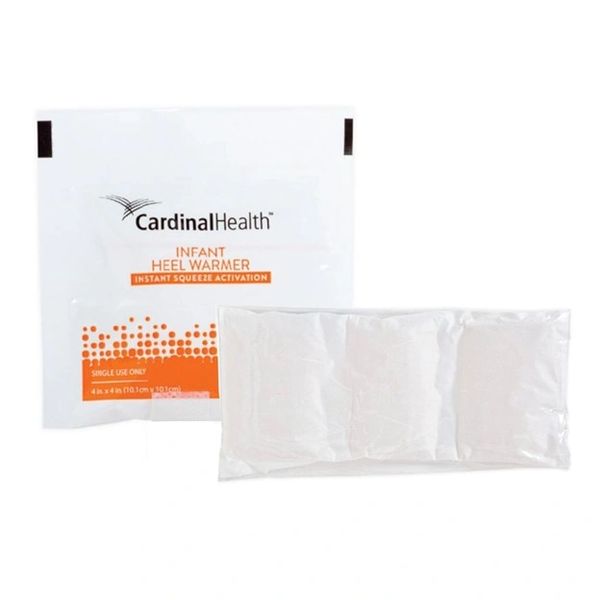 Instant Infant Heel Warmer Cardinal Health Heel One Size Fits Most Plastic Cover Disposable 25/BX4BX/CS , Cardinal 11460-010T