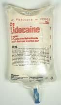 Antiarrhythmic Agent Lidocaine HCl / Dextrose 5%, Preservative Free 8 mg / mL Intravenous Injection Flexible Bag 250 mL , Each , Baxter 2B0962