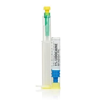 Antiarrhthmic Agent Lidocaine HCl, Preservative Free 2%, 20 mg / mL Intravenous Injection Prefilled Syringe 5 mL , 10/Pack , Hospira 00409490334