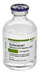 Xylocaine® Local Anesthetic Lidocaine HCl 2%, 20 mg / mL Infiltration and Nerve Block Injection Multiple Dose Vial 50 mL , Each , 25/Pack , APP 63323048657