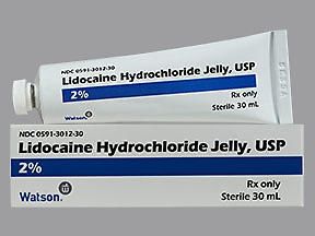 Local Anesthetic Lidocaine HCl 2% Topical Gel Tube 30 mL, 10/Case , Teva 00591301230