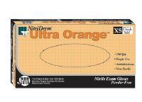 Glove Exam PF Nitrile Large Orange NitriDerm Ultra 1000/Case