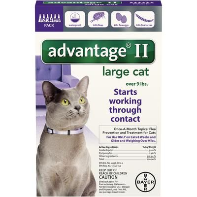 Advantage® II Feline 12 Pack , For Large Cats , Bayer 00724089202321