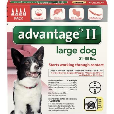 Advantage® II Canine , For Large Dogs , 12/Pack , Bayer 00724089202833