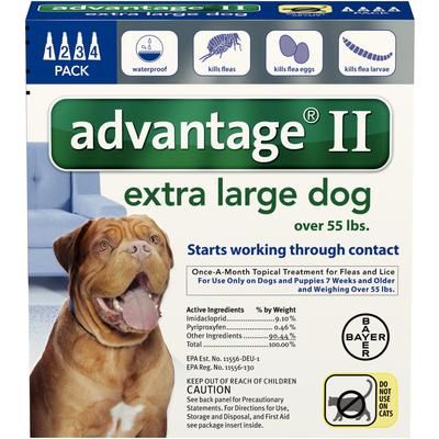 Advantage® II Canine , For Extra Large Dogs , 12/Pack , Bayer 00724089203052