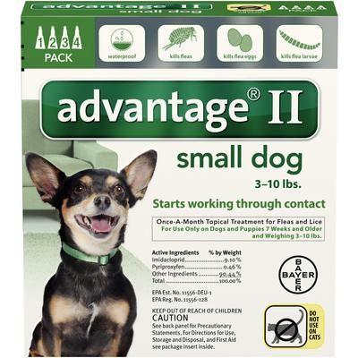 Advantage® II Canine , 12/Pack , For Small Dogs , Bayer 00724089202406