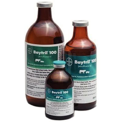 Baytril® 100 Injectable 250 ml , Bayer 08711278