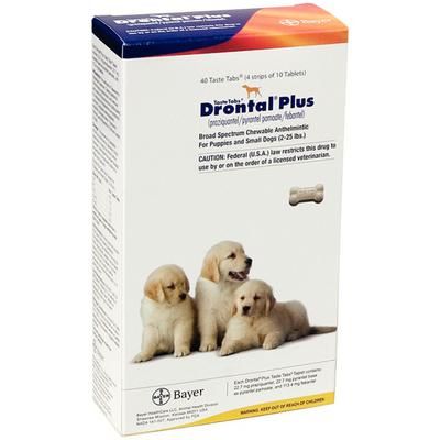 Drontal® Plus Taste Tabs® 40/Bottle , Bayer 00724089584281