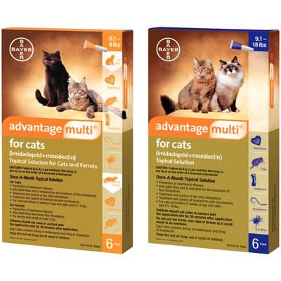 Advantage Multi® for 2-5 Lbs Cats , 12/Pack , Bayer 00724089903426