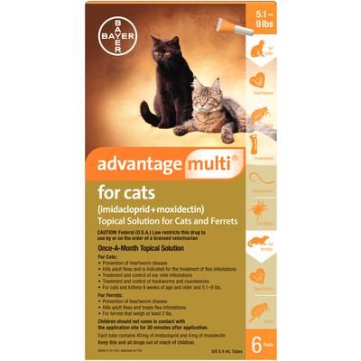 Advantage Multi® for 5-9Lbs Cats , 12/Pack , Bayer 00724089914385