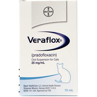 Veraflox™ Oral Suspension 15 ml , 6/Pack , For Cats , Bayer 00724089645937