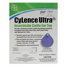 Cylence Ultra Insecticide Ear Tag 20/Box , Bayer 00724089006202