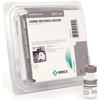 Canine Influenza Vaccine H3N2 25 x 1 ml Dose , Merck 151609