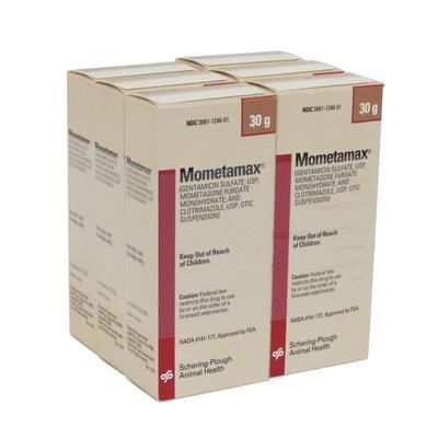 MometaMax™ Otic Suspension 30 g - 6/Box , Merck Intervet 058678