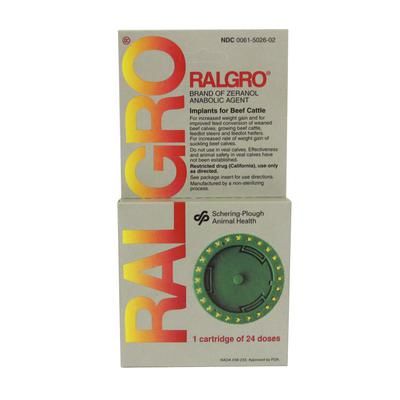 Ralgro® Implants 240 Doses , Merck , Intervet 067110