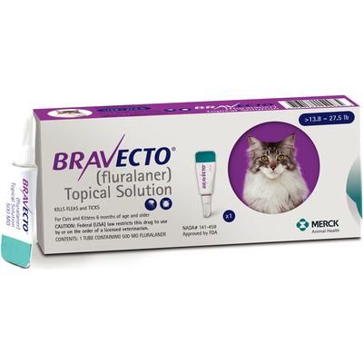 Bravecto™ Topical Solution for Cats 10 Doses , Merck Intervet 156857