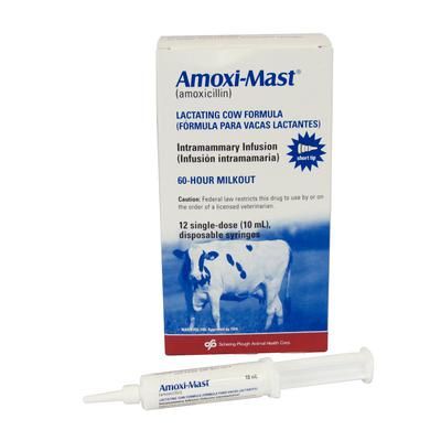 Amoxi-Mast® 10 ml - 12/Pkg , Merck Intervet 049416