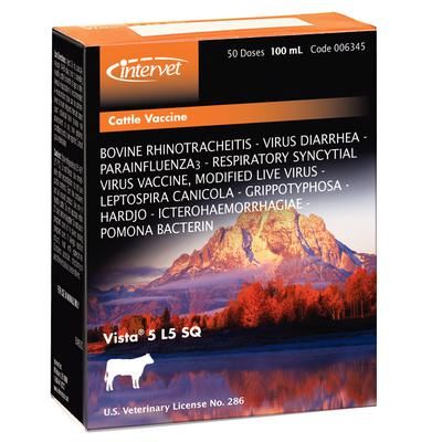 Vista® 5 L5 SQ 100 ml (50 Doses) , Merck Intervet 006345