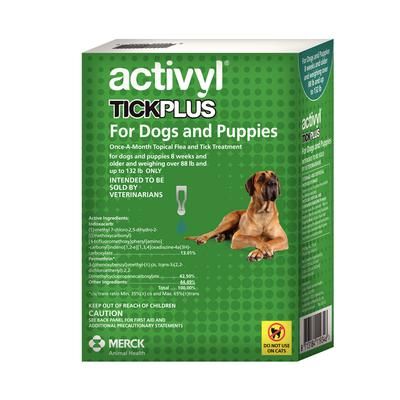 Activyl® Tick Plus for Dogs 6 Doses x 6 Boxes , Merck Intervet 024682