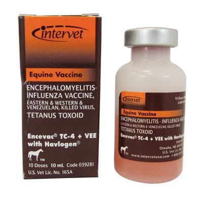 Encevac® TC4 + VEE with Havlogen® 10 ml (10 Doses) , Merck Intervet 039281