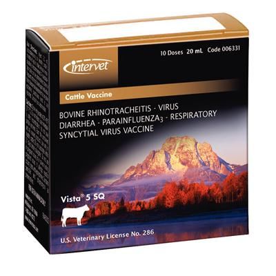 Vista® 5 SQ 20 ml (10 Doses) , Merck Intervet 006331