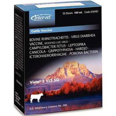 Vista® 3 VL5 SQ 100 ml (50 Doses) , Merck Intervet 030481