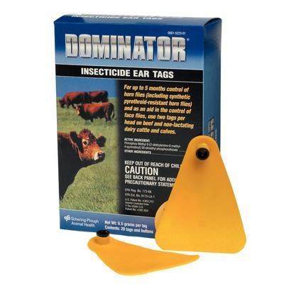 Dominator® Insecticide Ear Tag 20/Box , Merck Intervet 067783