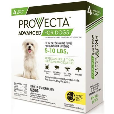 Provecta Advanced for 5-10 lbs. Dogs 4 Doses/Box , Cap IM Supply 91384-3-SM DOG