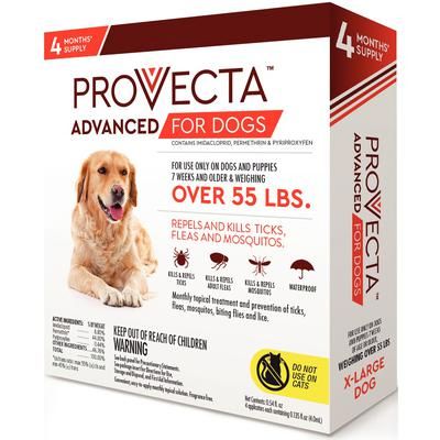 Provecta Advanced , for over 55 Lbs.Dogs 4 Doses/Box , CAP IM SUPPLY 91384-3-XL DOG