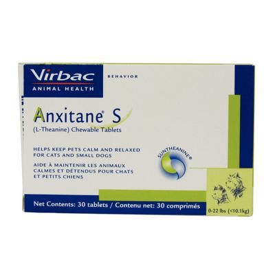 Anxitane Tablets 50 mg , Small (Cats and Dogs Under 22.1 lb),(30 Count) , VIRBAC ANIMAL HEALTH 10432