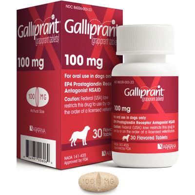Galliprant Tablets , 100 mg 90/Bottle , Elanco CA5812090AM