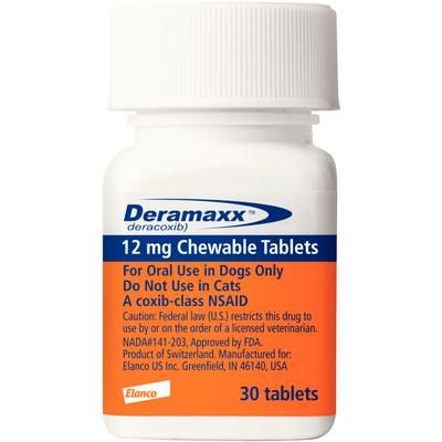 Deramaxx Chewable Tablets, 12 MG , 30/Bottle , Elanco CA4980030AM